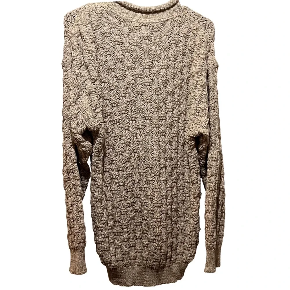 Dockers Mens‎ Tan Knit Sweater Turtleneck Long Sleeve Casual Size M